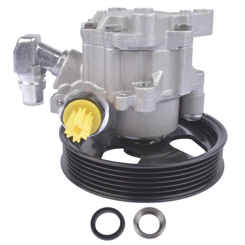 geluoxi 0024663801 0024668101 Power Steering Pump with Bracket Compatible with Mercedes Benz ML320 ML350 ML430 ML500 ML55 AMG W163 0024663801 0024668201 0044661401 0024664601 - Image 1